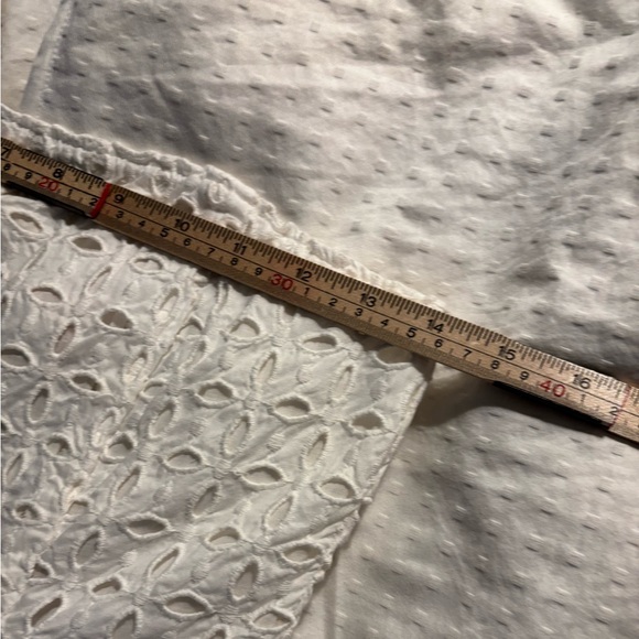 H&M Strapless White and Coral Eyelet Dress Size 8 NWT - Picture 8 of 11